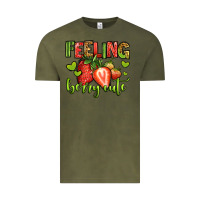 Vintage Olive feeling berry cute strawberry Vintage Tee - Jasminsmagicworld