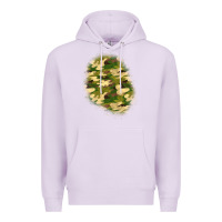 Lilac camouflage patch 3 Premium Hoodie - BundleAndBundleShop