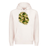 Pale Pink camouflage patch 3 Premium Hoodie - BundleAndBundleShop