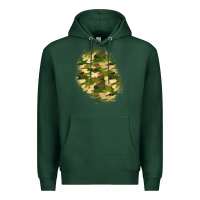 Sports Green camouflage patch 3 Premium Hoodie - BundleAndBundleShop
