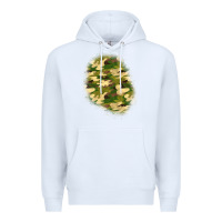 White camouflage patch 3 Premium Hoodie - BundleAndBundleShop