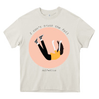 Cream half alive the fall Heavy Core Tee - lanVoArt
