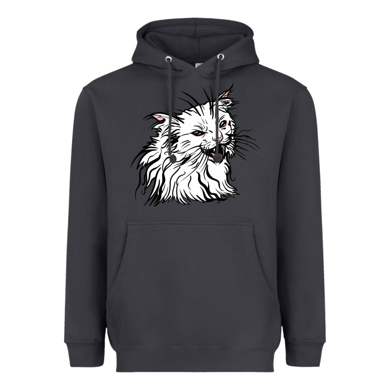 Drawing Cat Heavyweight Hoodie by RacoonDesign | Teevron