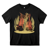 Black the arcade fire Heavy Core Tee - lanVoArt