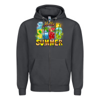 Smoke Hello Summer Zipper Hoodie - CowhideDigitalArt