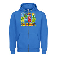 True Royal Hello Summer Zipper Hoodie - CowhideDigitalArt