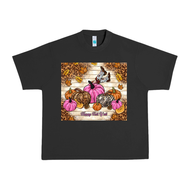 Happy Fall Y'all Cowgirl Urban Heavy Tee by TumblerDesignByShophia | Teevron