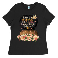 Black i love the woman l've become black girl Ladies Tee - Artiststas