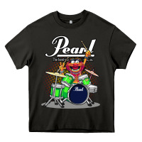 Asphalt animal drummer pearl drums Heavy Core Tee - lanVoArt