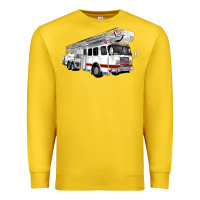 Lemon White Fire Truck Premium Sweatshirt - Artiststas