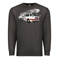 Smoke White Fire Truck Premium Sweatshirt - Artiststas