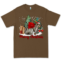 Cacao Merry Christmas Gray Squirrel Premium Tee - LillyAllenDesigns
