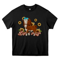 Black football hereford sunflower Heavy Core Tee - JahusDesignShop