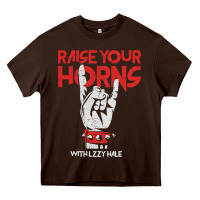Chocolate Brown more then awesome lzzy hale halestorm look amazing days Heavy Core Tee - lanVoArt