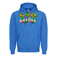 True Royal Summer Break Zipper Hoodie - CowhideDigitalArt