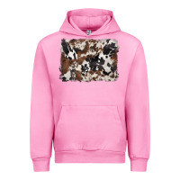 Black And Brown Cowhide Background Urban Hoodie | Teevron