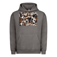 Pigment Tornado black and brown cowhide background Urban Hoodie - BarkalooDesign