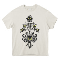 Cream haunted mansion wallpaper Heavy Core Tee - lanVoArt