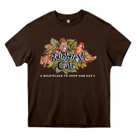 Chocolate Brown rainforest cafe t shirts gift for fans Heavy Core Tee - lanVoArt