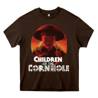 Chocolate Brown children of the corn halloween cornhole the kids' spooky horror movie Heavy Core Tee - lanVoArt