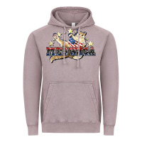 Vintage Zinc Meowica cat 4th of july Vintage Hoodie - HowdyJamesFarm