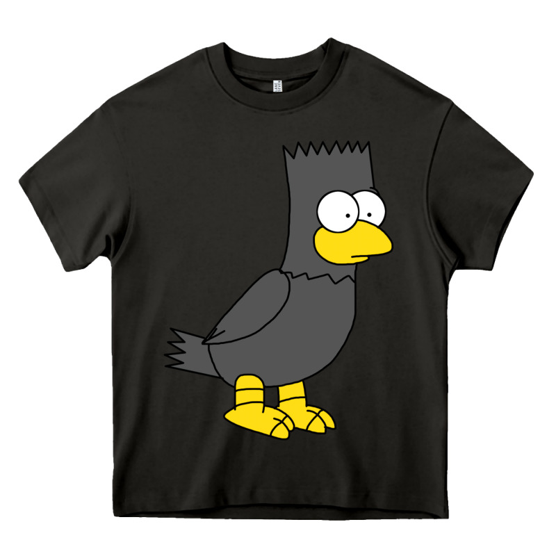 Bart As Edgar Allen Poe Raven Nevermore Halloween Heavy Core Tee by lanVoArt | Teevron