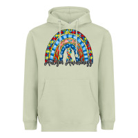 Matcha autism awareness rainbow Heavyweight Hoodie - RacoonDesign