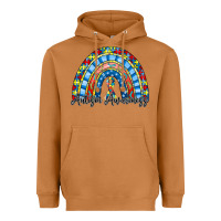Meerkat autism awareness rainbow Heavyweight Hoodie - RacoonDesign