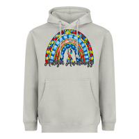 Moon Dust autism awareness rainbow Heavyweight Hoodie - RacoonDesign