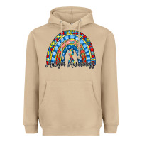 Mushroom autism awareness rainbow Heavyweight Hoodie - RacoonDesign