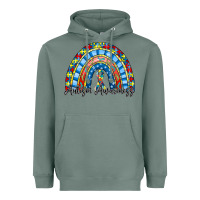 Sage autism awareness rainbow Heavyweight Hoodie - RacoonDesign