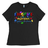 Black embrace differences Ladies Tee - Artiststas
