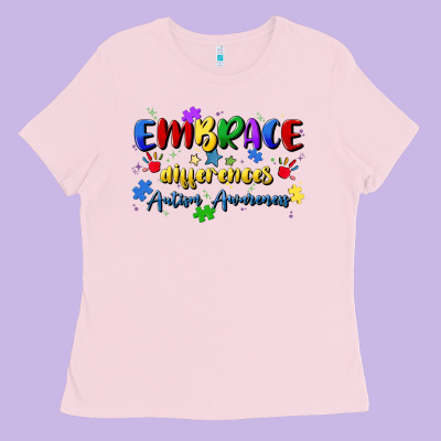 Embrace Differences Ladies Tee Designed By Artiststas