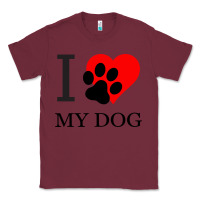 Burgundy I My Dog Classic Tee - Bettercallsaul