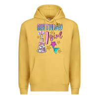 Antique Gold birthday girl 1 Premium Hoodie - BundleAndBundleShop