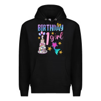 Black birthday girl 1 Premium Hoodie - BundleAndBundleShop