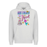 Dove Grey birthday girl 1 Premium Hoodie - BundleAndBundleShop
