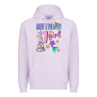 Lilac birthday girl 1 Premium Hoodie - BundleAndBundleShop