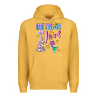 Mustard birthday girl 1 Premium Hoodie - BundleAndBundleShop