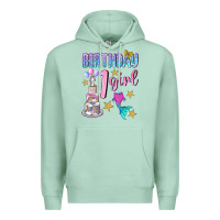 Seafoam birthday girl 1 Premium Hoodie - BundleAndBundleShop