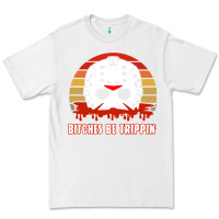 White Halloween Bitches Be Trippin Jason Mask Premium Tee - lanVoArt