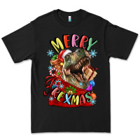Black t rex merry rexmas Premium Tee - LillyAllenDesigns
