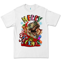 White t rex merry rexmas Premium Tee - LillyAllenDesigns