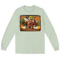 Matcha fall cow Long Sleeve Tee - Jasminsmagicworld
