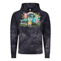 Cloud Black Easter gnomies with truck Easter Day Vintage Hoodie - HowdyJamesFarm