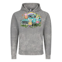 Cloud Rock Easter gnomies with truck Easter Day Vintage Hoodie - HowdyJamesFarm