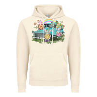 Vintage Artic Easter gnomies with truck Easter Day Vintage Hoodie - HowdyJamesFarm