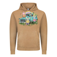 Vintage Camel Easter gnomies with truck Easter Day Vintage Hoodie - HowdyJamesFarm