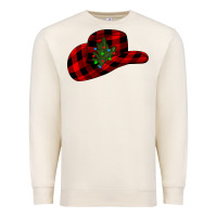 Sandshell cowboy christmas Premium Sweatshirt - CowhideDigitalArt