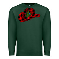 Sports Green cowboy christmas Premium Sweatshirt - CowhideDigitalArt